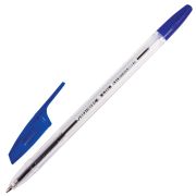 Ручка шариковая BRAUBERG «X-333», СИНЯЯ, корпус прозрачный, узел 0,7 мм, линия письма 0,35 мм, 142405