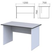 Стол письменный «Монолит», 1200х700х750 мм, цвет серый, СМ1.11