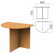 Стол приставной к столу для переговоров (640110) «Монолит», 900х700х750 мм, бук бавария, ПМ19.1