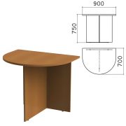 Стол приставной к столу для переговоров (640111) «Монолит», 900х700х750 мм, орех гварнери, ПМ19.3