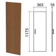 Дверь ЛДСП средняя «Монолит», 365х16х1175 мм, цвет орех гварнери, ДМ42.3