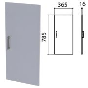 Дверь ЛДСП низкая «Монолит», 365х16х785 мм, цвет серый, ДМ41.11