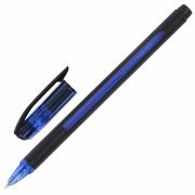 Ручка шариковая масляная с грипом UNI (Япония) «JetStream», СИНЯЯ, корпус синий, узел 0,7 мм, линия письма 0,35 мм, SX-101-07 BLUE