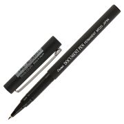 Ручка-роллер PENTEL (Япония) «Document Pen», ЧЕРНАЯ, корпус черный, узел 0,5 мм, линия письма 0,25 мм, MR205-A