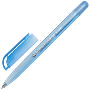 Ручка шариковая масляная BRAUBERG «Olive Pen Tone», СИНЯЯ, корпус тонированный, пишущий узел 0,7 мм, линия 0,35 мм, 142710