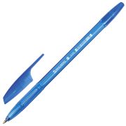 Ручка шариковая BRAUBERG «X-333», СИНЯЯ, корпус тонированный, узел 0,7 мм, линия письма 0,35 мм, 142828