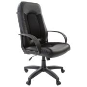 Кресло офисное BRABIX «Strike EX-525», экокожа черная, ткань черная, TW, 531381