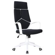 Кресло офисное BRABIX PREMIUM «Prime EX-515», пластик белый, ткань, черное, 531812