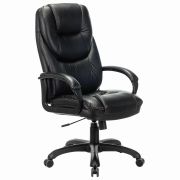 Кресло офисное BRABIX PREMIUM «Nord EX-590», черный пластик, экокожа, черное, 532097
