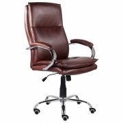 Кресло офисное BRABIX PREMIUM «Cuba EX-542», экокожа, коричневое, 532550