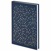 Ежедневник недатированный А5 (145х215 мм), ламинированная обложка с фольгой, 128 л., STAFF, «Stars», 113522