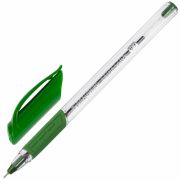 Ручка шариковая масляная BRAUBERG «Extra Glide GT», ЗЕЛЕНАЯ, трехгранная, узел 0,7 мм, линия письма 0,35 мм, 142921