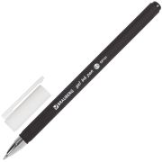 Ручка гелевая BRAUBERG «Matt Gel», ЧЕРНАЯ, корпус soft-touch, узел 0,5 мм, линия 0,35 мм, 142944