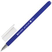 Ручка гелевая BRAUBERG «Matt Gel», СИНЯЯ, корпус soft-touch, узел 0,5 мм, линия 0,35 мм, 142945