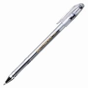 Ручка гелевая CROWN «Hi-Jell», ЧЕРНАЯ, корпус прозрачный, узел 0,5 мм, линия письма 0,35 мм, HJR-500B