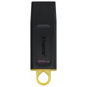 Флеш-диск 128GB KINGSTON DataTraveler Exodia, разъем USB 3.2, черный/желтый, DTX/128GB