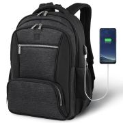Рюкзак BRAUBERG FUNCTIONAL с отделением для ноутбука, 2 отделения, USB-порт, «Secure», 46х30х18 см, 270751