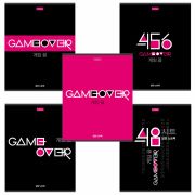 Тетрадь А5 48 л. HATBER скоба, клетка, обложка картон, «Game over» (5 видов в спайке), 48Т5В1