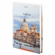 Ежедневник датированный на 2023 (145х215 мм), А5, STAFF, ламинированная обложка, «Venice», 114197