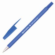 Ручка шариковая BRAUBERG «Capital-X», СИНЯЯ, корпус soft-touch синий, узел 0,7 мм, линия письма 0,35 мм, 143341, BP253