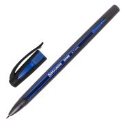 Ручка шариковая масляная BRAUBERG «BOMB GT», СИНЯЯ, прорезиненный сине-черный корпус, узел 0,7 мм, линия письма 0,35 мм, 143345