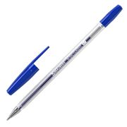 Ручка шариковая BRAUBERG «M-500 CLASSIC», СИНЯЯ, корпус прозрачный, узел 0,7 мм, линия письма 0,35 мм, 143444