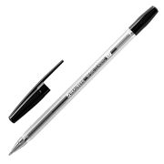 Ручка шариковая BRAUBERG «M-500 CLASSIC», ЧЕРНАЯ, корпус прозрачный, узел 0,7 мм, линия письма 0,35 мм, 143445