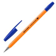 Ручка шариковая BRAUBERG «M-500 ORANGE», СИНЯЯ, корпус оранжевый, узел 0,7 мм, линия письма 0,35 мм, 143448