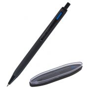 Ручка подарочная шариковая BRAUBERG «Nota», СИНЯЯ, корпус черный, трехгранная, линия письма 0,5 мм, 143488