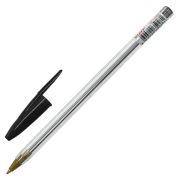 Ручка шариковая STAFF «Basic Budget BP-04», ЧЕРНАЯ, линия письма 0,5 мм, с штрихкодом, 143869