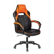 Кресло компьютерное Zombie VIKING 2 AERO, экокожа/ткань, черное/оранжевое, 1364177