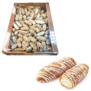 Печенье ГРАНЪ «Заварики» в белой глазури, заварное, 1500 г, картонная коробка, ОВС031