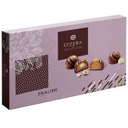 Конфеты шоколадные O'ZERA «Praline» с дробленым и цельным фундуком, 190 г, картонная коробка, УК733