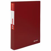 Папка 100 вкладышей BRAUBERG «Office», красная, 0.8 мм, 271334