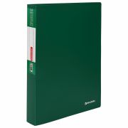 Папка 100 вкладышей BRAUBERG «Office», зеленая, 0,8 мм, 271335