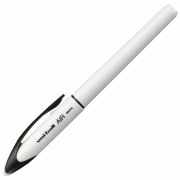 Ручка-роллер Uni-Ball «AIR Micro», СИНЯЯ, корпус белый, узел 0,5 мм, линия 0,24 мм, 15906, UBA-188-E WHITE