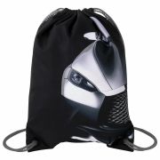 Мешок для обуви BRAUBERG PREMIUM, карман, подкладка, светоотражайка, 43х33 см, «Black car», 271623