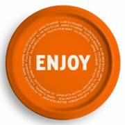 Тарелка одноразовая диаметр 230 мм, 50 шт., бумажная с ПЭ покрытием «Enjoy new», СКАНДИПАКК, -0552