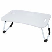 Столик складной для ноутбука/завтрака BRABIX BT-001 (600х400х265 мм), органайзер, белый, 532900