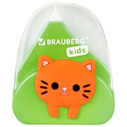 Корректирующая лента BRAUBERG KIDS «Котенок», 5 мм х 6 м, корпус ассорти, блистер, 272494