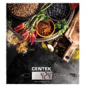 Весы кухонные CENTEK CT-2462 «Специи», электронный дисплей, max вес 5 кг, тарокомпенсация, стекло, CT-2462 Специи