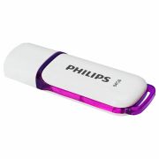 Флеш-диск 64 GB PHILIPS SNOW, разъем USB 2.0, фиолетовый, FM64FD70B/97