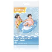 Надувная лодочка «Подводный мир» с окошком, 102х69 см, 3-6 лет, BESTWAY, 34037