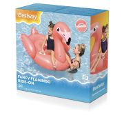Надувная игрушка-наездник «Фламинго», 128x110x87см, от 3 лет, BESTWAY, 41525