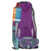 Комплект для плавания маска+трубка+ласты от 7 лет, размер ласт 37- 41, АССОРТИ, BESTWAY, 25046