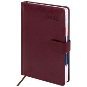 Ежедневник датированный 2026 А5 148х218 мм, GALANT «Ritter», под кожу, бордовый, 117493