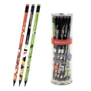 Карандаш чернографитный с принтом BRAUBERG «JAPAN FOOD», 1 шт., HB, с ластиком, корпус ассорти, 182022