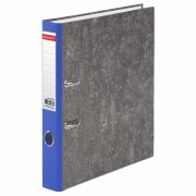Папка-регистратор BRAUBERG, фактура стандарт, с мраморным покрытием, 50 мм, синий корешок, 220984
