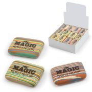 Ластик KOH-I-NOOR «Magic», 35x24x8 мм, цветной, ассорти, прямоугольный, натуральный каучук, 6516040001KD