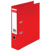 Папка-регистратор BRAUBERG «EXTRA», 75 мм, красная, двустороннее покрытие пластик, металлический уголок, 228572